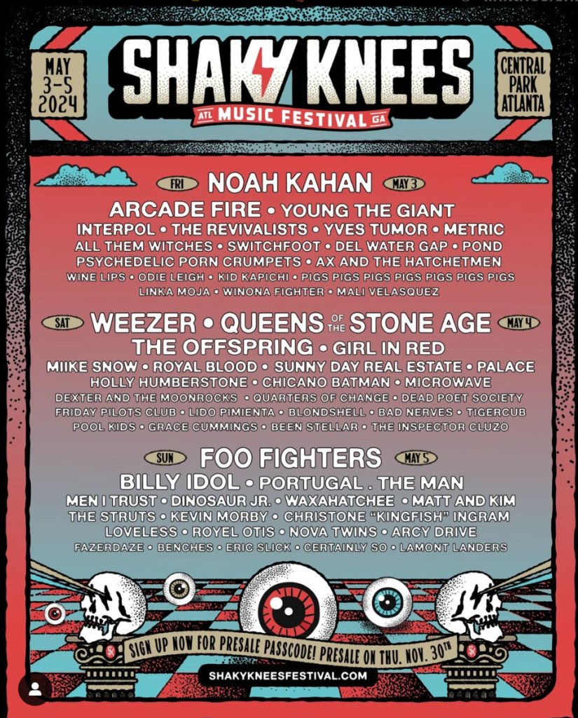 Shaky Knees Poster